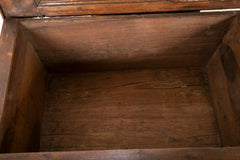 17th Century Spanish Carved Walnut Chest