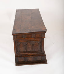 17th Century Spanish Carved Walnut Chest
