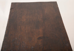 17th Century Spanish Carved Walnut Chest