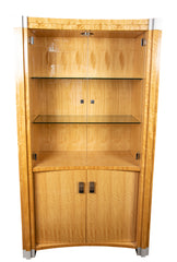 A Burr Satinwood Giorgio Collection Drinks Cabinet