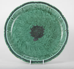 Swedish Modern Plate by Wilhelm Kage for Gustavberg, Argenta