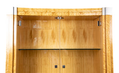 A Burr Satinwood Giorgio Collection Drinks Cabinet