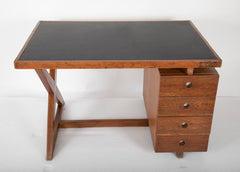 Original Pierre Jeanneret 'X' Leg Desk from the Offices of Chandigarh, India Designed by Le Corbusier