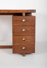 Original Pierre Jeanneret 'X' Leg Desk from the Offices of Chandigarh, India Designed by Le Corbusier