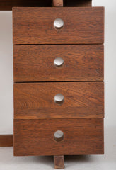 Original Pierre Jeanneret 'X' Leg Desk from the Offices of Chandigarh, India Designed by Le Corbusier