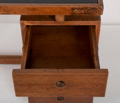 Original Pierre Jeanneret 'X' Leg Desk from the Offices of Chandigarh, India Designed by Le Corbusier