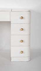 A French Parchment Dressing Table / Desk