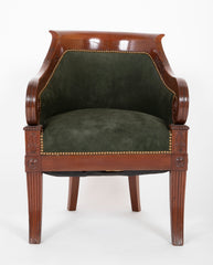 A French Mahogany Empire Chair