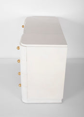 A French Parchment Dressing Table / Desk