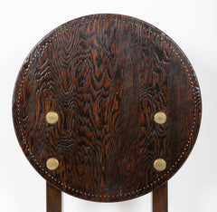 Modern Chair in Stained Oregon Pine by Andre Sornay