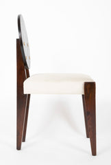 Modern Chair in Stained Oregon Pine by Andre Sornay