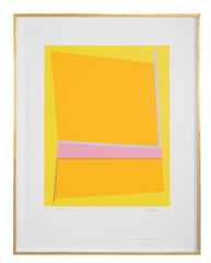 Ib Geersten Serigraph Silkscreen in Colors, Signed & Dated 1986