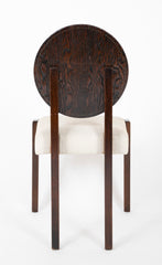 Modern Chair in Stained Oregon Pine by Andre Sornay