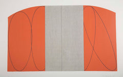 Robert Mangold, Untitled ( Red/Gray Zone ) 1997