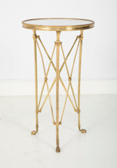 Exquisite Bronze & Marble Top French Gueridon