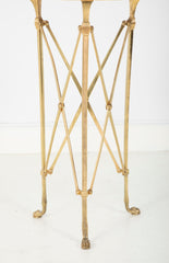 Exquisite Bronze & Marble Top French Gueridon