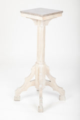 Gothic Revival Oak Pedestal now Bleached