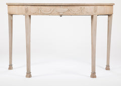 George III Demi Lune Console Table