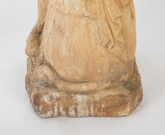 Carved Stone Kannon on Elephant