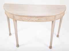 George III Demi Lune Console Table