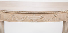 George III Demi Lune Console Table