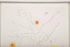"Flux de L' Aimant" Drypoint & Color Aquatint by Joan Miro