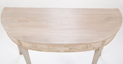 George III Demi Lune Console Table