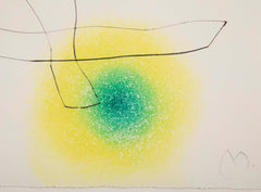"Flux de L' Aimant" Drypoint & Color Aquatint by Joan Miro