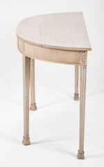 George III Demi Lune Console Table