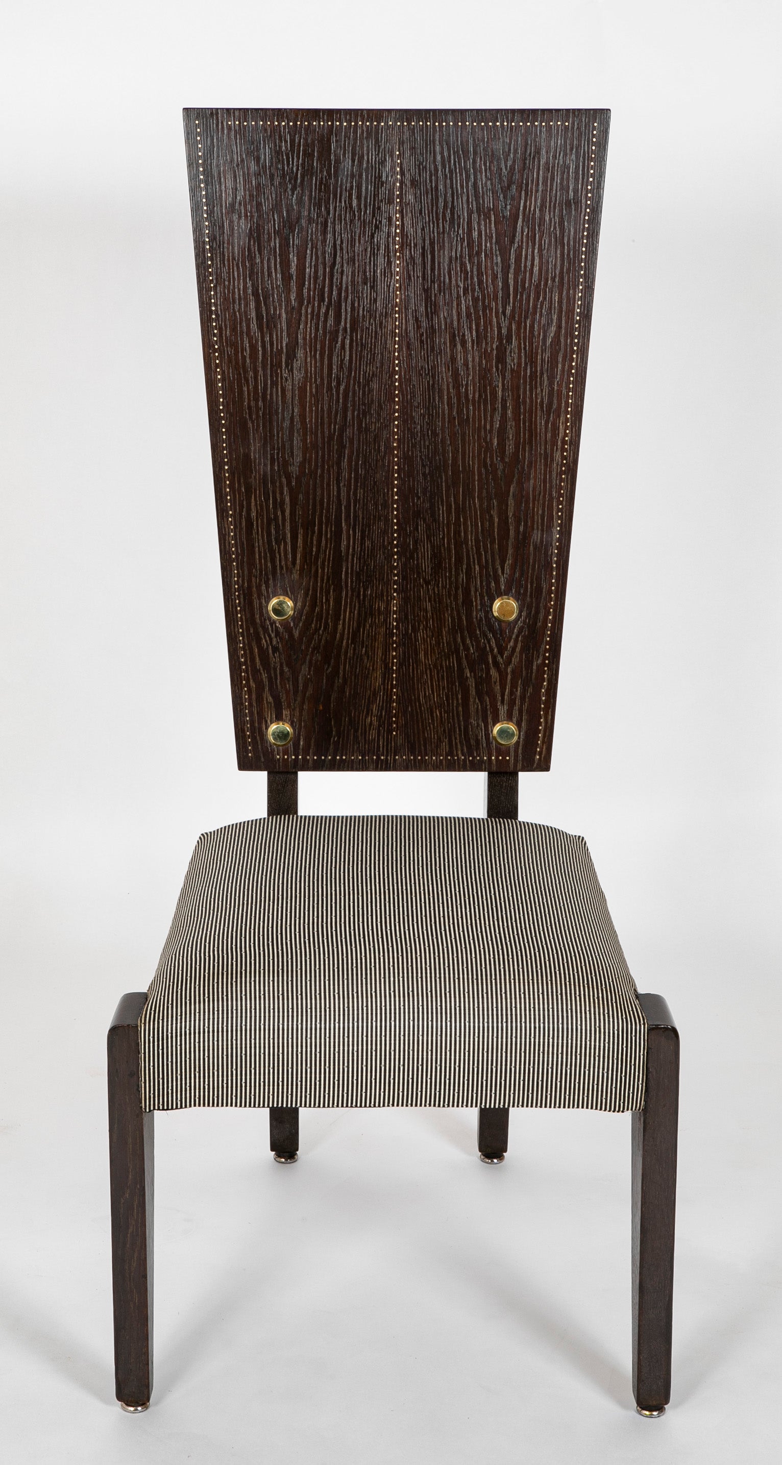 A Cerused Oak Side Chair by Andre Sornay