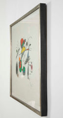 "Raymond Queuneau" Color Lithograph by Joan Miro