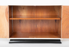 Pair of Mid-Century Modern Parchment Cabinets