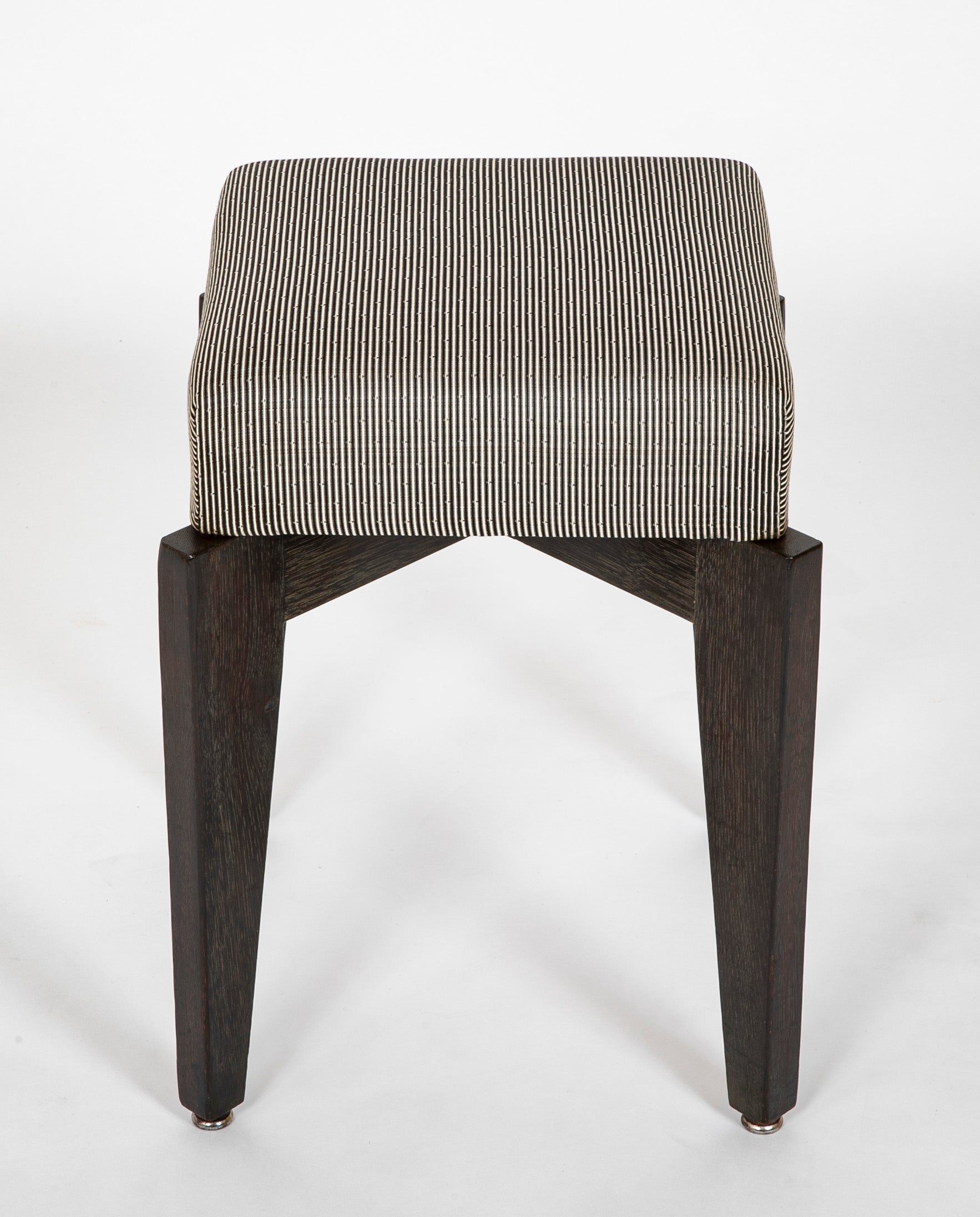 A Cerused Oak Stool by Andre Sornay