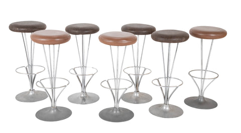 7 Stools by Piet Hein for Fritz Hansen - Priced Individually