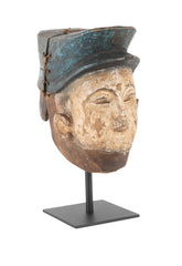 A Yoruba Tribal 'Gelede' Helmet Mask of a French Gendarme