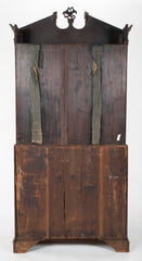 Mahogany Pediment Top Two Part Secretary