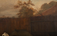 Early 19th Century Oil Painting of Three Dogs by James Ward