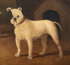Early 19th Century Oil Painting of Three Dogs by James Ward