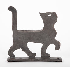 Early 20th Century Boot Scraper in the Form of 'Cat with Attitude'