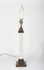 Opaline Glass Oil Lamp
