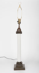 Opaline Glass Oil Lamp