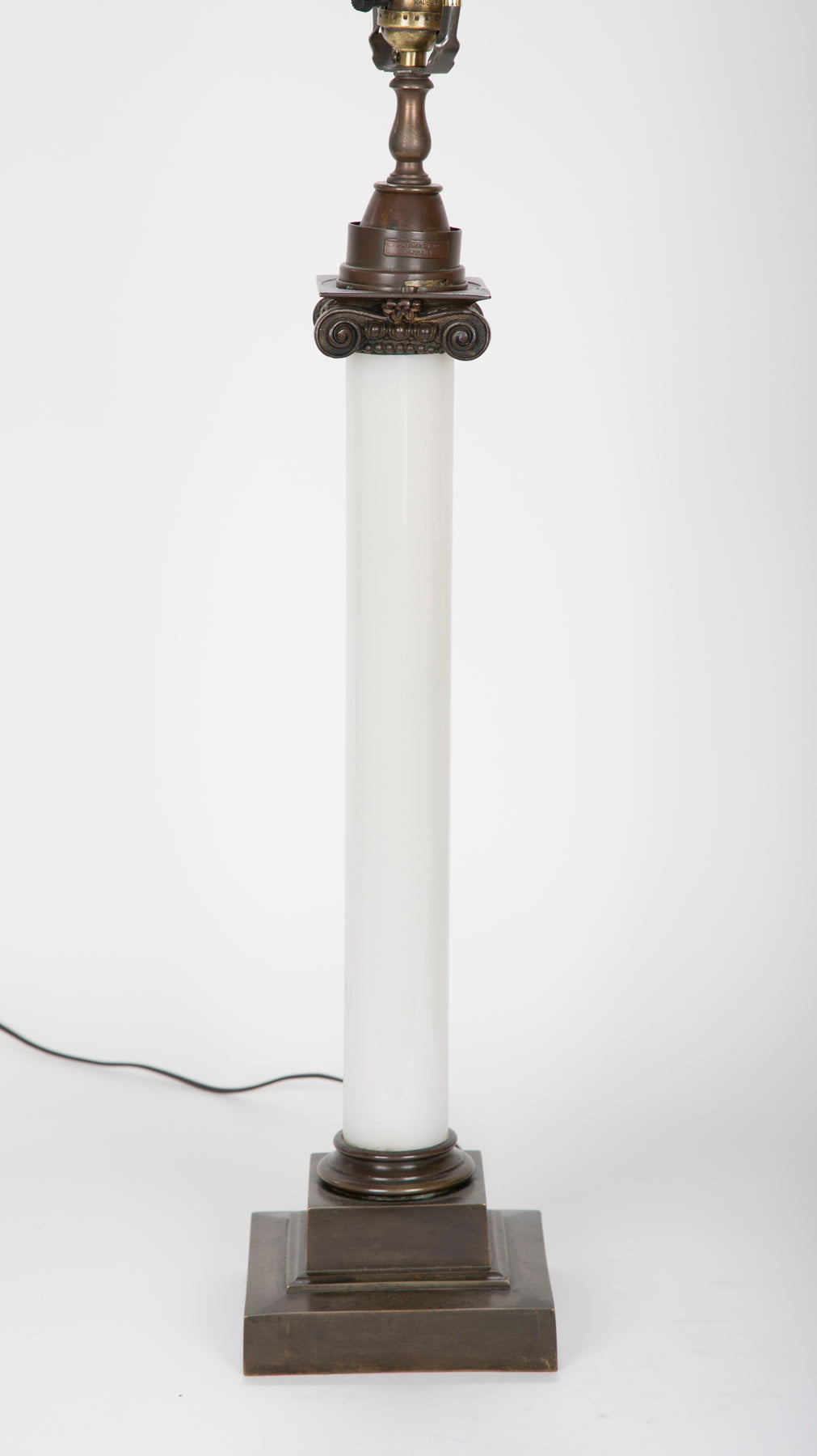 Opaline Glass Oil Lamp