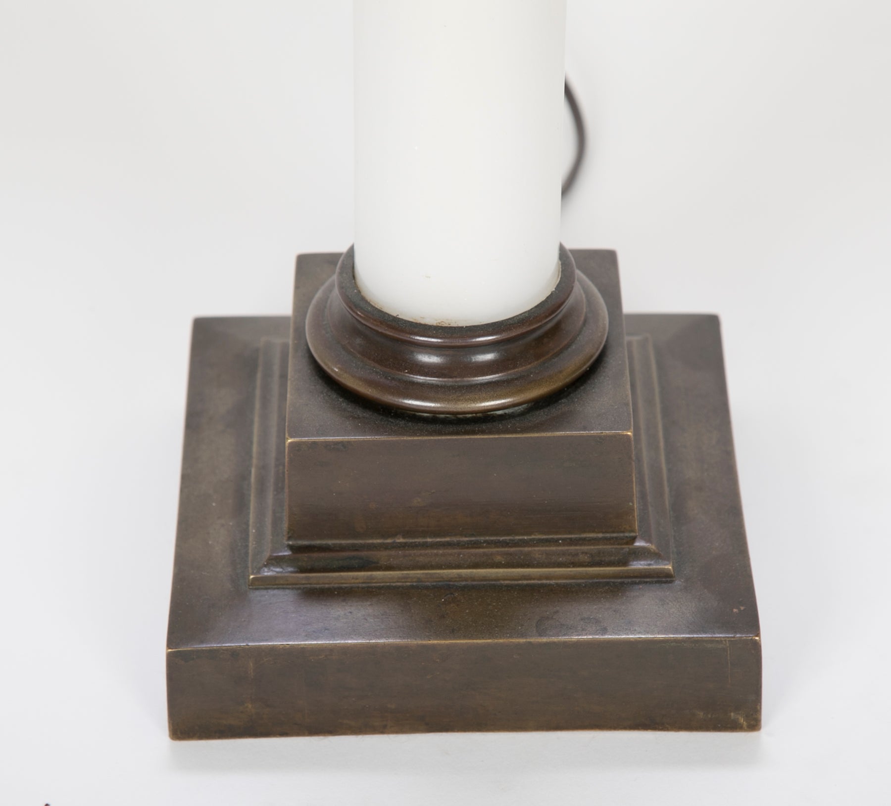 Opaline Glass Oil Lamp