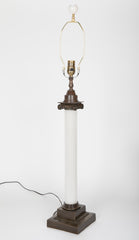Opaline Glass Oil Lamp