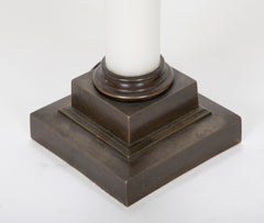 Opaline Glass Oil Lamp