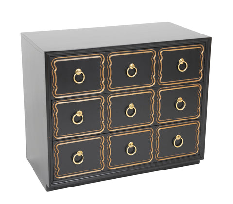 Pair of Dorothy Draper Hollywood Regency Espana Chests