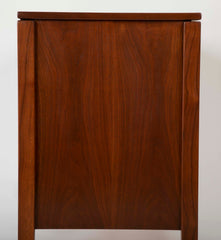 Mahogany and Aluminum Cabinet Designed by Jens Risom Designs Inc.