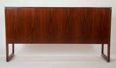 Mahogany and Aluminum Cabinet Designed by Jens Risom Designs Inc.