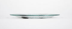 Set of 12 Signed and Hand Decorated Higgins Fused Art Glass Plates
