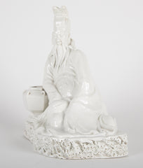 19th Century Blanc de Chine Figure of a Scholar